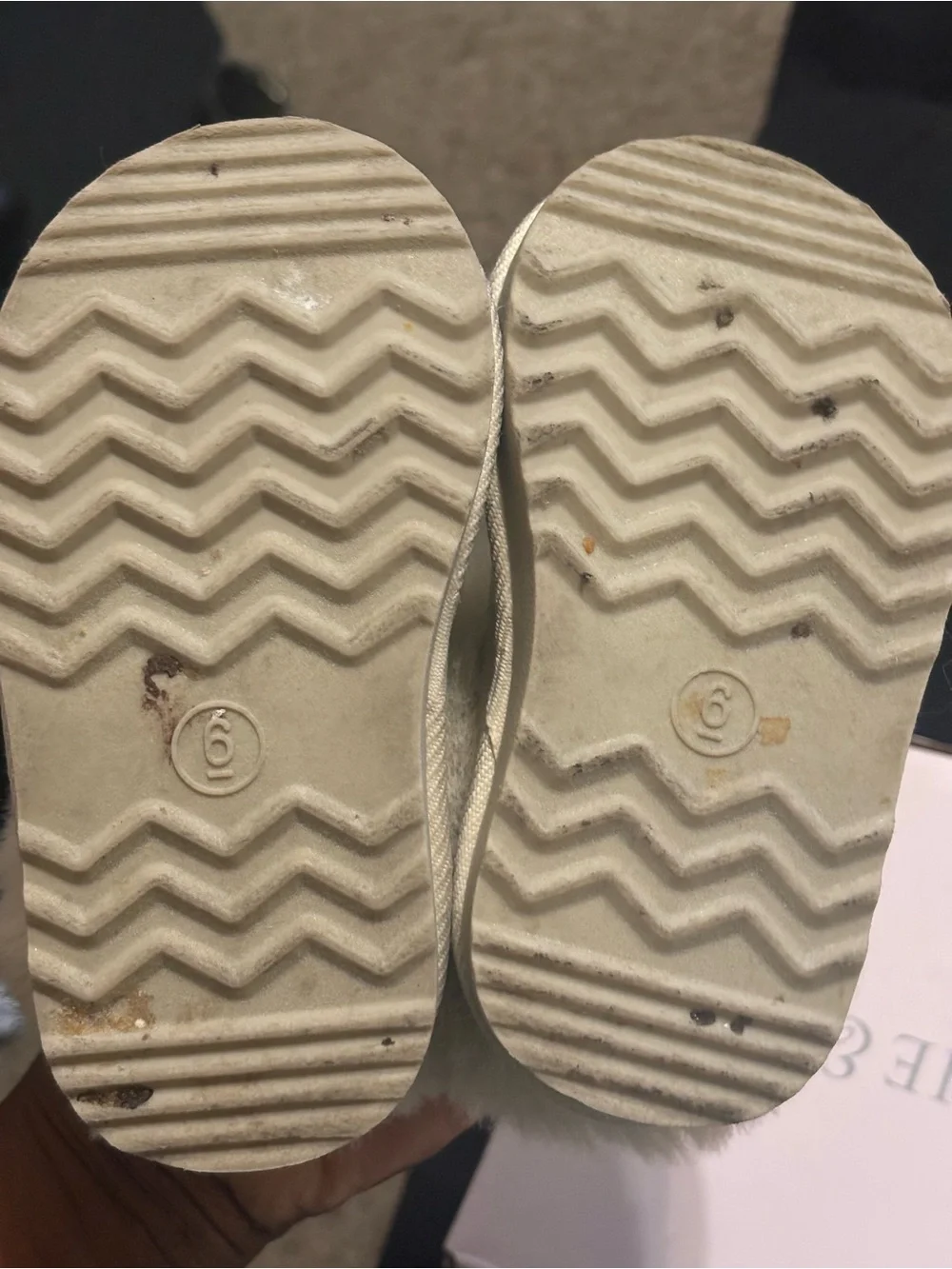 Kids Metallic Cream/goldPom Slip-On Shoes